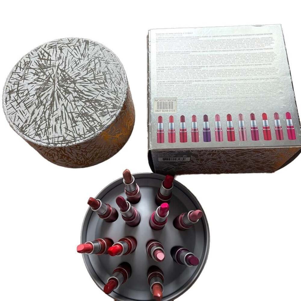 MAC Cosmetics SUREFIRE HIT MINI LIPSTICK x 12 Holiday Gift Set NEW